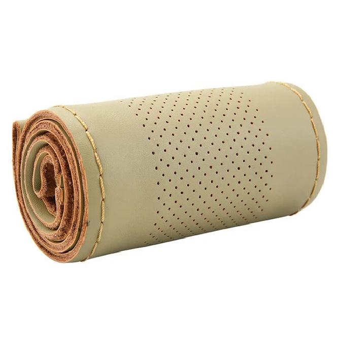 Καλύμματα Τιμονιού Αυτοκινήτου Πλεξούδα DIY 38cm Μαλακό Τεχνητό Δέρμα Καλύμματα Αυτοκινήτου Αυτοκίνητο Με Βελόνα Και Κλωστή Αξεσουάρ Αυτοκινήτου