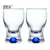 Entertaining And Hosting Barware Mini Snifter Glass with Ergonomic Weighted Base, Crystal Clear Tasting Mixed Drink Serving Cups Glasses, Comfortable