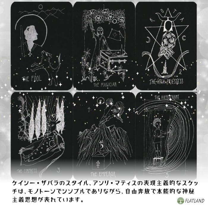 Tarot Reading Japanese Instruction Manual Authentic Tarot 78 Cards Wanderer's Tarot, Instructions, Included, Cards,