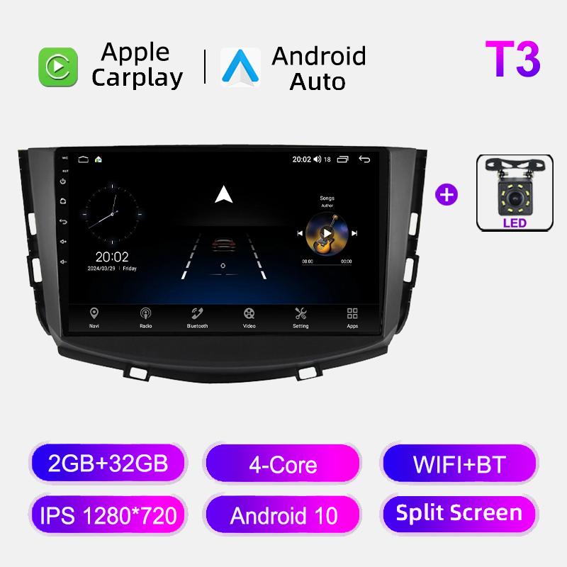 Android Car Radio For Lifan X60 2012-2016 Carplay Stereo Multimedia Player GPS Navigation 4G WIFI Auto Video 2din Headunit