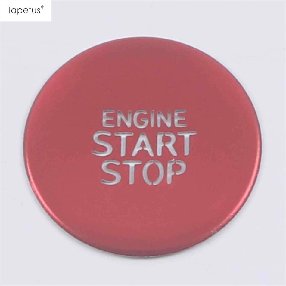 For Hyundai Tucson NX4 & Elantra 2021 - 2025 Car Start Stop Engine Ignition Push Button Cover Trim Silver Red Blue Accessories