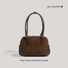 American Retro Fashion Hand-held Bowling Bag, New Autumn Fashion Shoulder Bag, Niche High-end Women's Bag