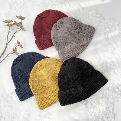 Dámská letní krátká čepice Beanie Watch Cap pro každodenní nošení