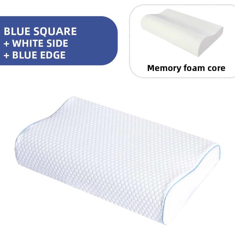 Oreiller orthopédique en mousse à mémoire de forme, oreiller cervical à rebond lent, mémoire ergonomique, relaxation du cou, sommeil confortable