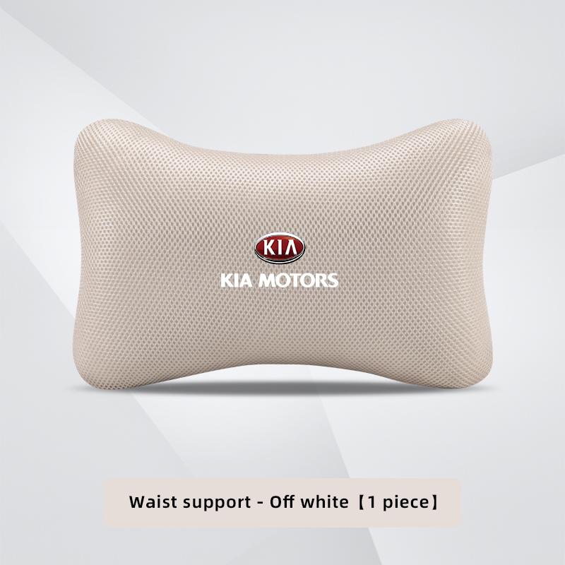 Soie glacée Oreiller de soutien lombaire pour appui-tête de voiture Coussin souple pour KIA K5 K9 RIO Sorento Ceed EV6 Sportage Carnival Stinger Forte Niro