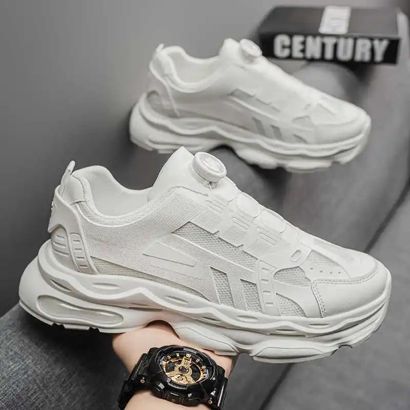 Low High Sole Men's White Sapatenis Vulcanize Men Home Shoes Men's Flat Sneakers Sport Special Wide Athletics Tenids Lofers