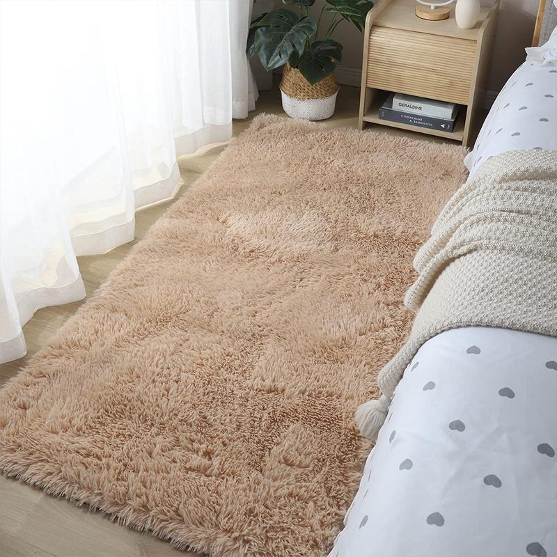 Fluffy Large Carpet Living Room Plush Lounge Rug in The Bedroom Floor Mat Soft Velvet Carpets For Children Kids Decoration