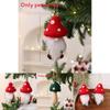 Christmas Gnome Hanging Decoration Mushroom Elf For Holiday Decor