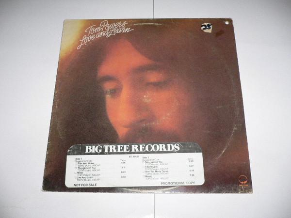 

LP Record TOM POWERS - Love And Learn BT89523PROMO BIG TREE 1977 US Rock Used