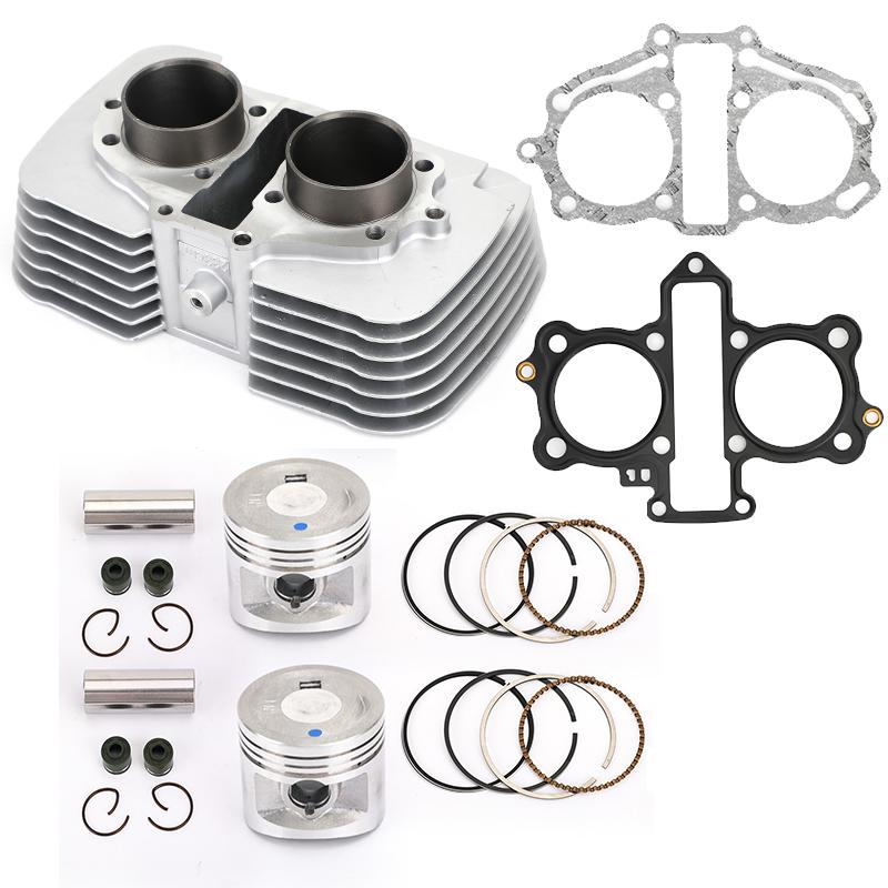 Cylinder Piston Gasket Kit 53mm For Honda Rebel 250 CMX250 CB250 Nighthawk 96-15