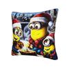 Cartoon M-Minions Christmas Pillowcase Printed Polyester Cushion Cover Decorations  Pillow Case Cover Home Zippered 45*45cm