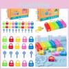 Kids Learning Lock Keys Alphabet Number Matching Early Education Toys