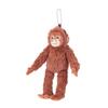 Cartone animato Gorilla Peluche Scimpanzé Scimmia Ciondolo Morbido Peluche Bambola Portachiavi Zaino Auto Borsa Portachiavi Decorazione Regalo per Bambini