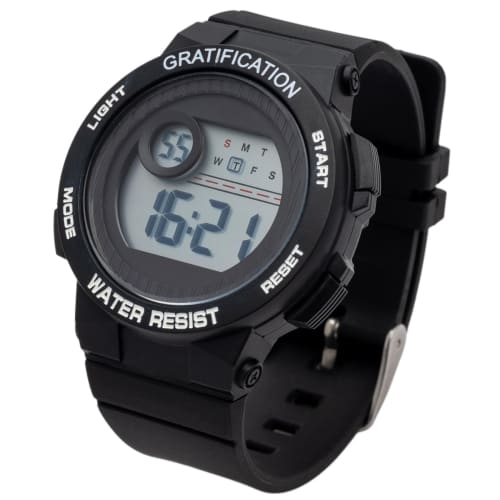 

Женские цифровые часы Fieldwork, WP Dane, Водонепроницаемость 3 АТМ, Черные, YM122-6