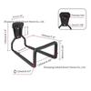 Garden Hose Rack Garage Hooks With Anti-Slip Coating Wall Mount Storage Organizer Wall-Mounted Hose Hanger