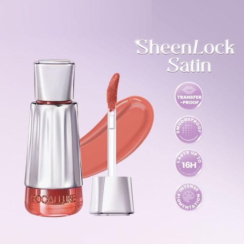 FOCALLURE - Sheen Lock Satin Glow Lip Cream - 2 Colors