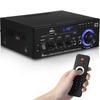 Powerful 50W+50W 2Channel Home Stereo Receiver Bluetooth-compatible Stereo Amplifier for Theater,Karaoke,USB,Support