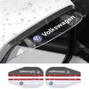 2 Stück Auto Rückspiegel Regenbraue Sonnenschutz Abdeckung Aufkleber für Volkswagen VW Scirocco GOLF MK6 Polo Tiguan PASSAT GTI R Line