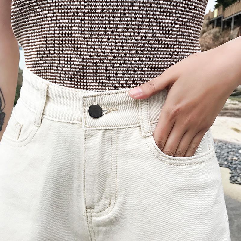 2019 Summer Women's High Waist A-Line Denim Shorts: 5 Colors, Slim, Wide Leg, Loose Fit