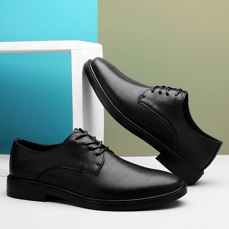 Модные мужские туфли-оксфорды на шнуровке — фото 3