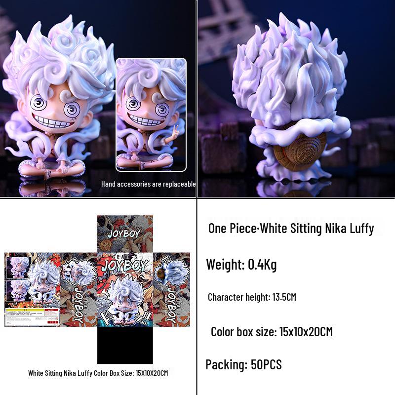 PVC Premium One Piece Luffy Figure - Sky Painting Flowing Sakura Edition