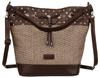 Women's bag 6875-2 BROWN