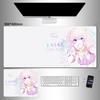Line draft animation oversized mouse pad two-dimensional office desktop non-slip pad e-sports game computer keyboard pad