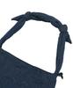 Lmr Stitch Point Denim Padded Crossbody Bag Blue