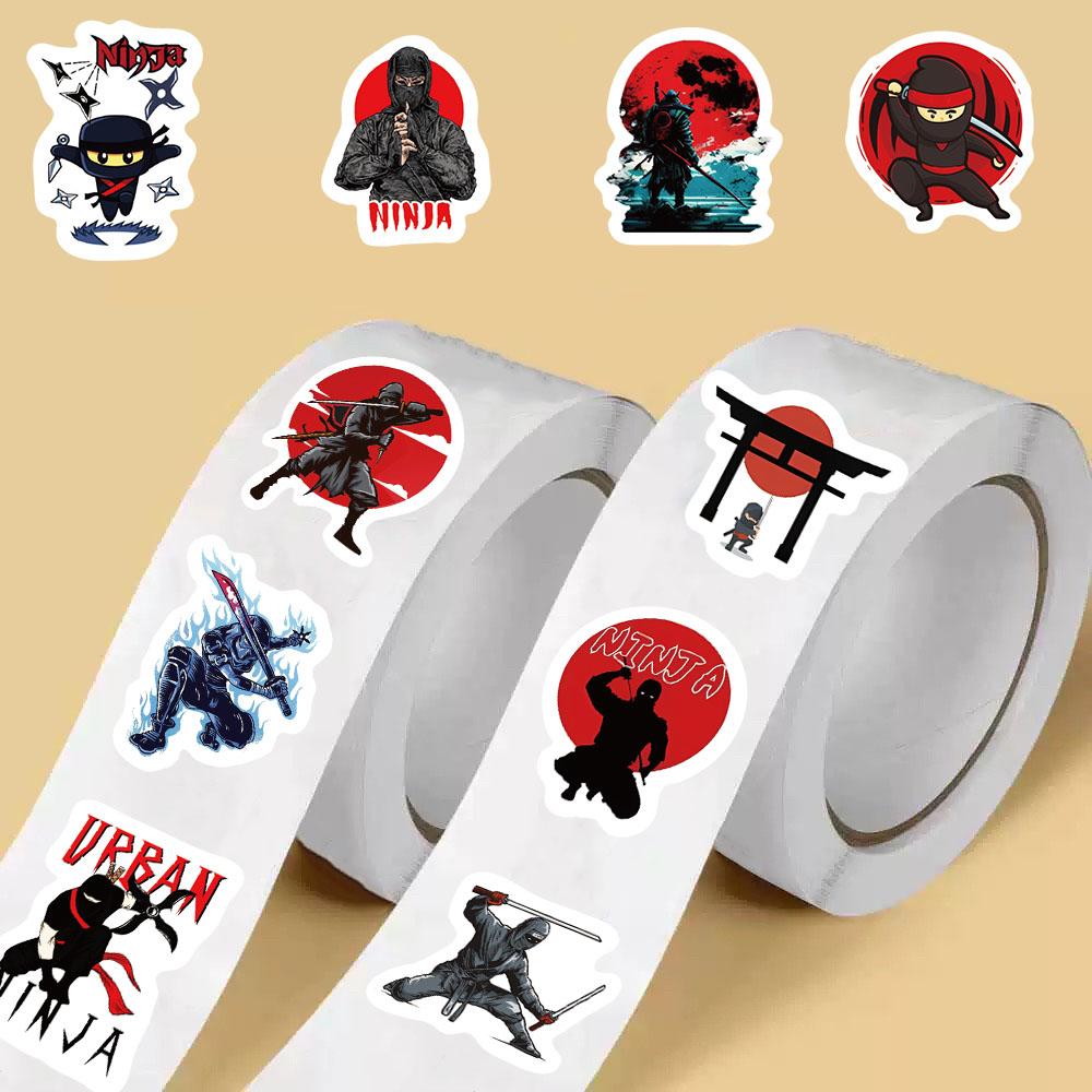 500PCS Warning Sticker Roll Stickers Notebook Motorcycle Coffee Laptop Warning Wall Fridge Decal Car Motorcycle Helmet Stickers