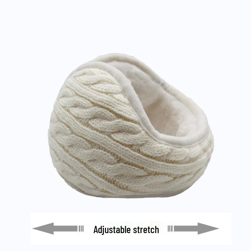 Cross-Border Exclusive Foldable Plush Knitted Earmuffs - Cold-Proof Winter Warm Ear Protection