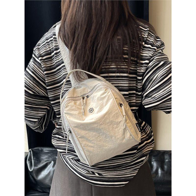 Schoolbag Backpack New Lightweight Small Backpack Multifunctional Leisure Travel Bag Fashion Versatile Travel Commuter Bag Shoulder Bag