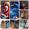 Dragon Koi Fish Landscape Phone Case For Infinix Hot 40i 40 Pro Back Cover Soft TPU Cartoon Bumper For Hot 30 30i 30 Play Shell