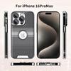 Kevlar Leather Texture Electroplated Anti-Drop Case for iPhone 16 Pro Max/17 Full Cover