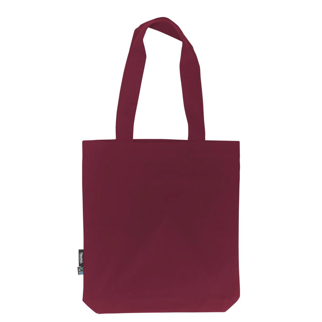 Neutral Plain Twill Long Handle Tote Bag