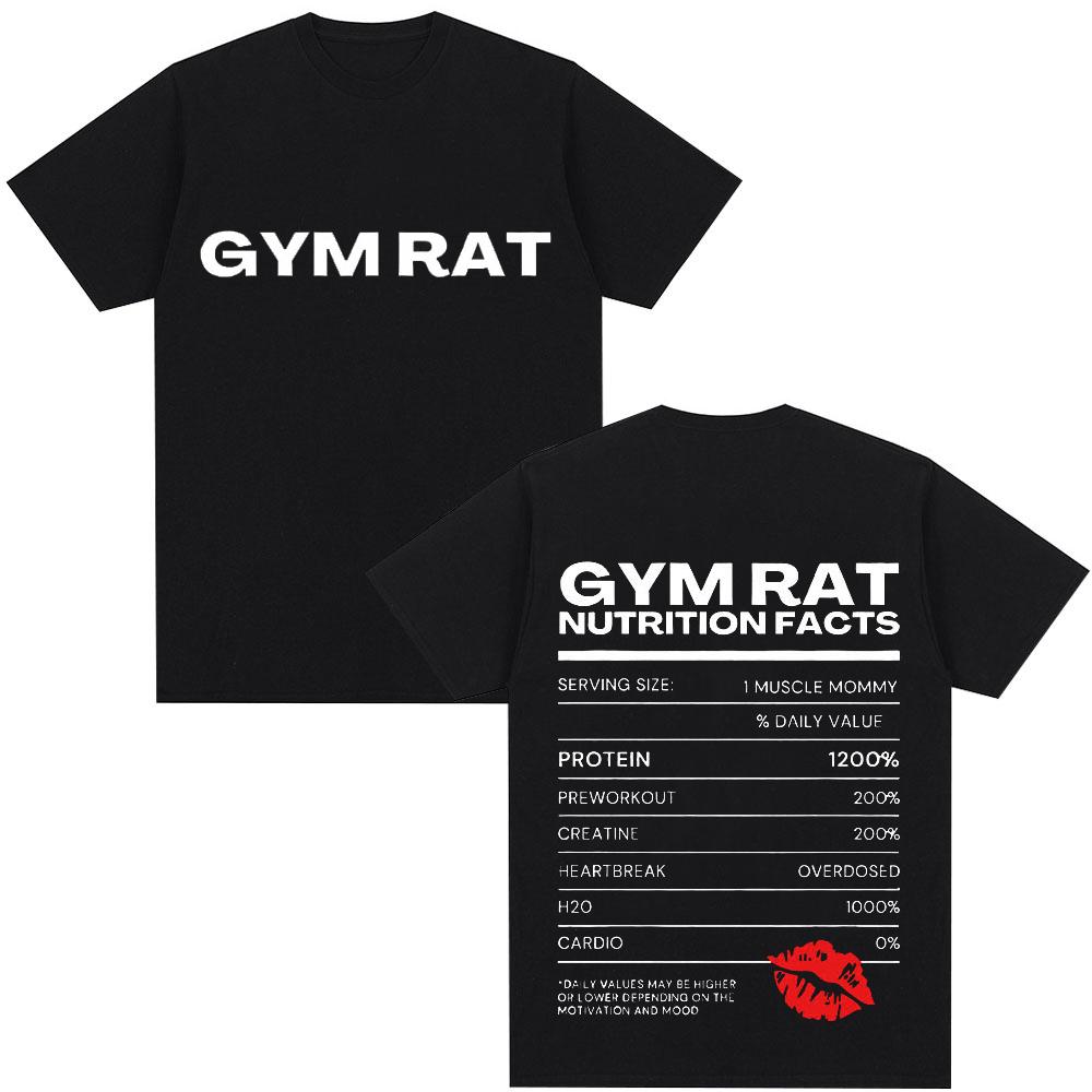 Be Happy Lift Fun Weightlifting Pattern Tshirt Men and Women Casual Fashion Large Cotton Popular Tshirt