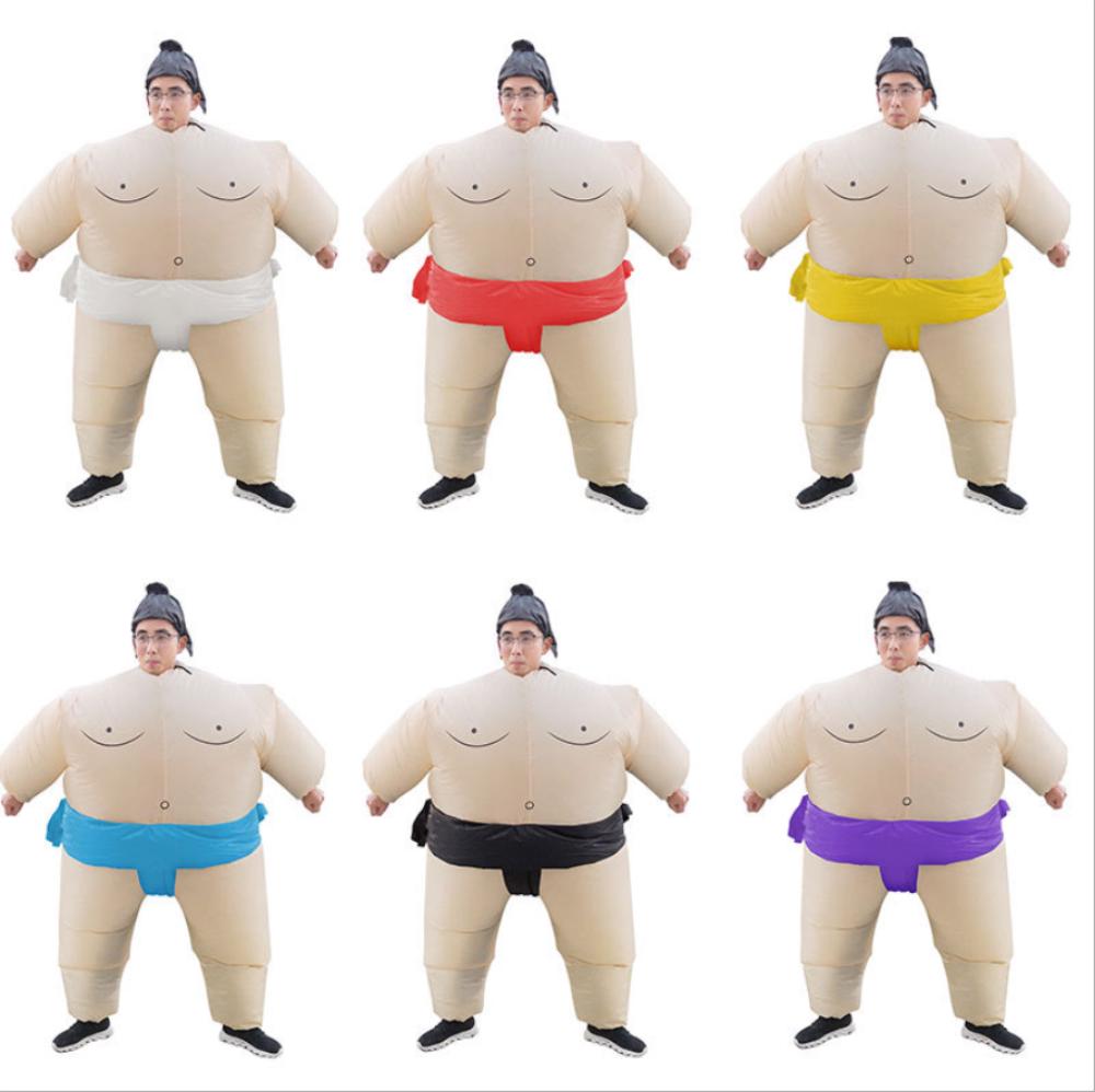 Sumodrakt Bryter Oppblåsbar Drakt Blås Opp Festantrekk Cosplay Kjole Barn Menn