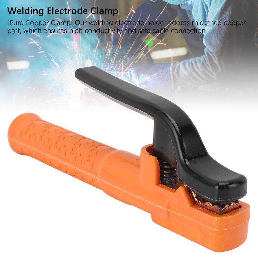 Welding Electrode Holder 500 800A Thickened Copper Welding Electrode Clamp for 2.5 4.0mm Electrodes