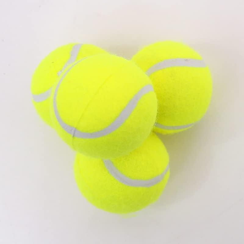 3-Pack Tennis Cricket Dog Toy Balls - Dog Tennis Is Great for Aggressive Chewers - Durable and Great for Sports, Lessons, Practice and Launchers