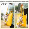 Breathable Canvas Pet Carrier Cat Purse with Head Hole, Tote, Cute for Cats Dogs Bee Dinosaur Bunny Shoulder Bag Puppies Small Mall