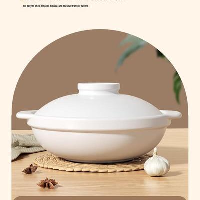 St. Bede High-Temperature Ceramic Claypot Casserole