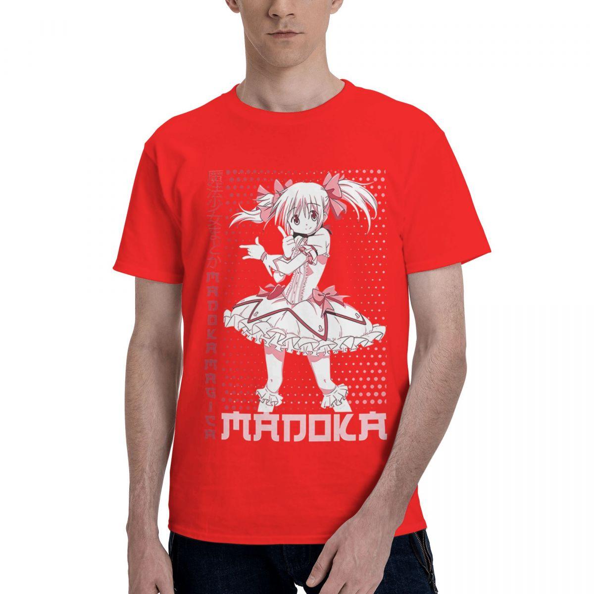 

Puella Magi Madoka Magica 100% Хлопок Повседневная Дышащая Удобная Мужская Смешная Мужская Футболка Одежда Мужчины S
