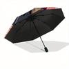 1pc Naruto, Sasuke & Sakura: Anime Characters Automatic Opening Umbrella - Portable 3-Fold Design with Iron Frame - Outdoor, for Fans, Travelers,