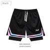 Slamball Fake Two-Piece Basketball Shorts Sports Casual Pants Summer Children's Basketball Shorts Running Fitness Pants