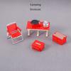Mini Camping Picnic Set Multicolors Dollhouse Mini Camping Tent Model  Doll House Accessories