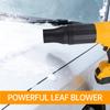 Cordless Leaf Blower 21V Turbo Snow Blower with 2 Batteries Fast Charger 80000RPM for Lawn Care Yard Garage Leaves Dust