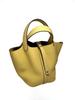 Genuine Leather Women's Bucket Bag - TOGO Cowhide Casual Fashion Handbag