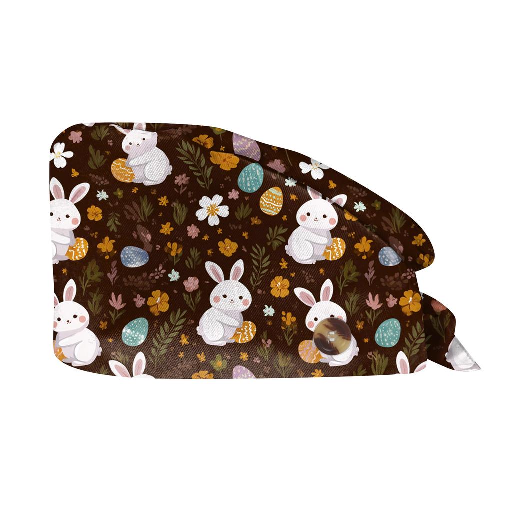 Chapeau de travail à imprimé tendance Chapeau délavé décontracté Casquette de sac