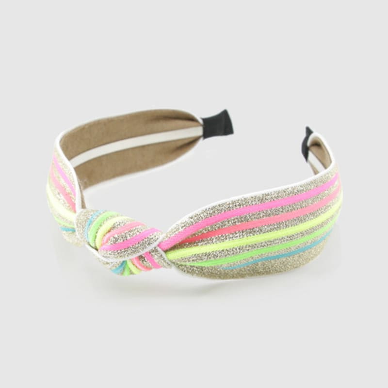 LALA Twinkle Stripe Knoten Haarband - Pastell