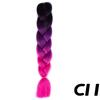 MISS WIG Synthetic Long Braid Ponytail Extension Straight Sleek Wrap Around Colorful Braid Hair Extensions Ponytail Natural Soft For Women Wear