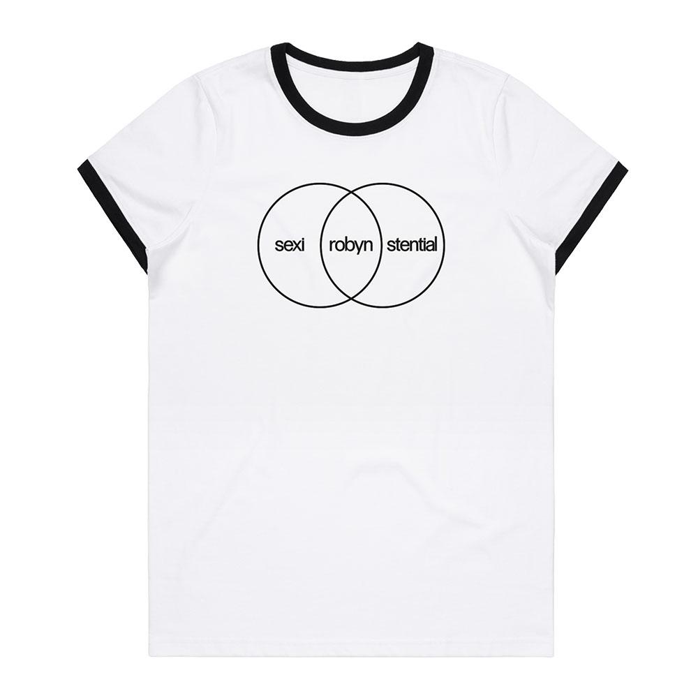 

Sexistential Ringer T-Shirt Singer Robyn Design 3D Printing Tshirts Unisex Streetwear O-neck Short Sleeve Loose Male Tees Merch XXXXL